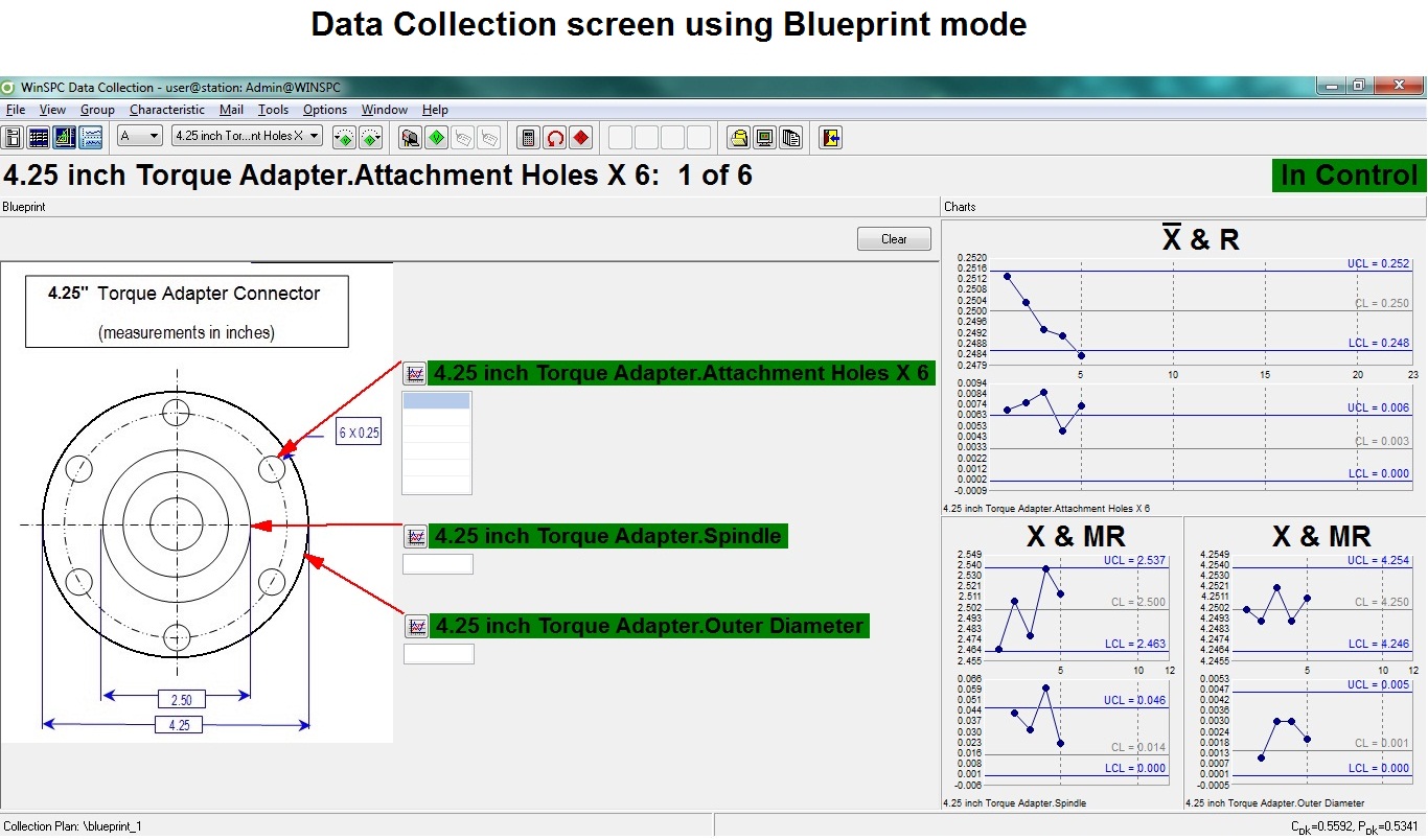 Data Collection using Blueprint mode